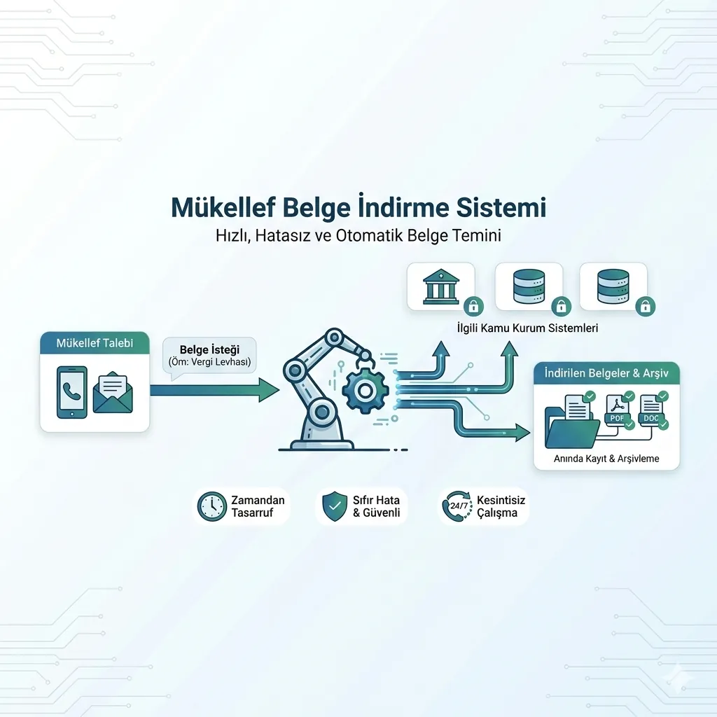 Mükellef Belge İndirme Sistemi